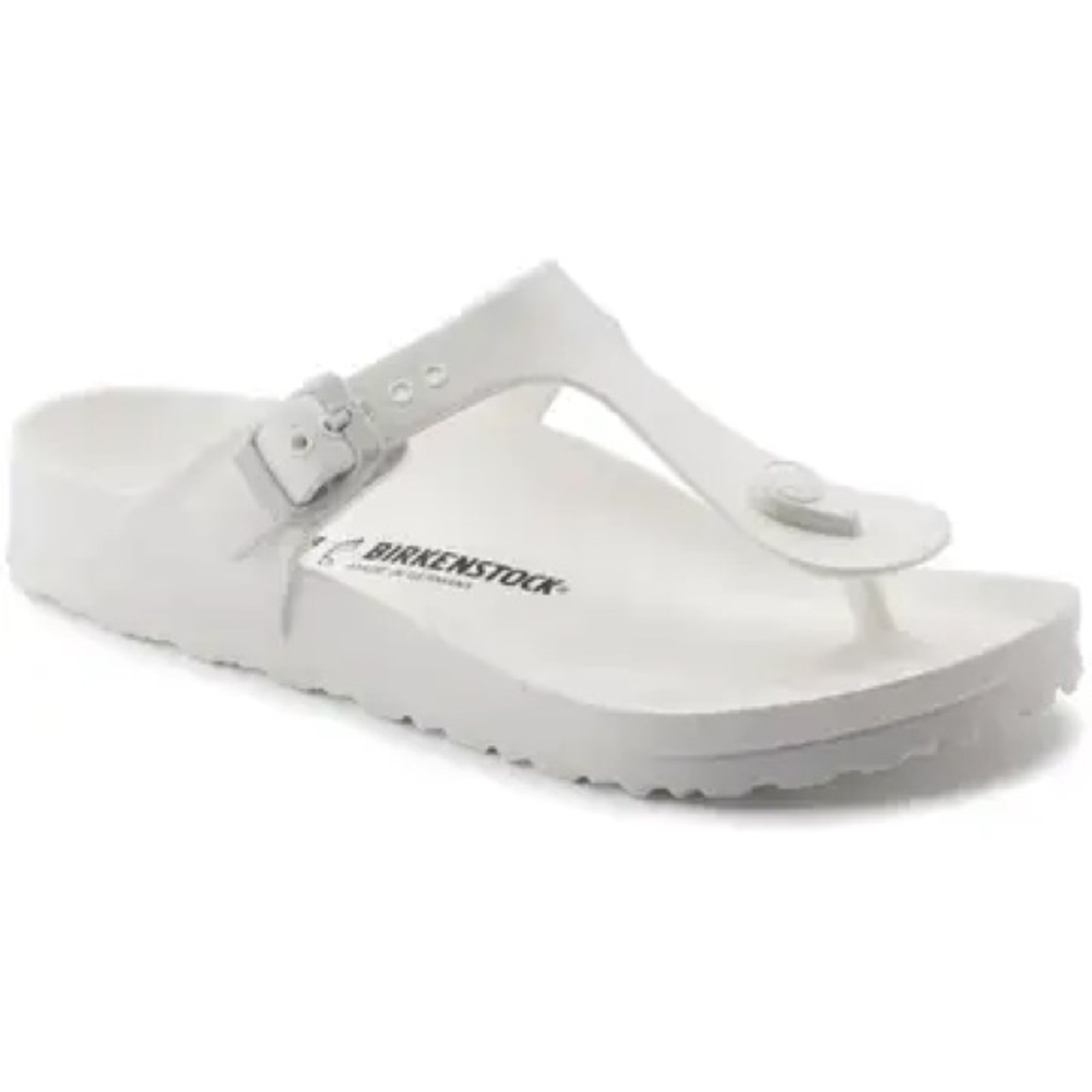 Birkenstock women’s Gizeh EVA thong in white size 40 (9.5) - Picture 7 of 17